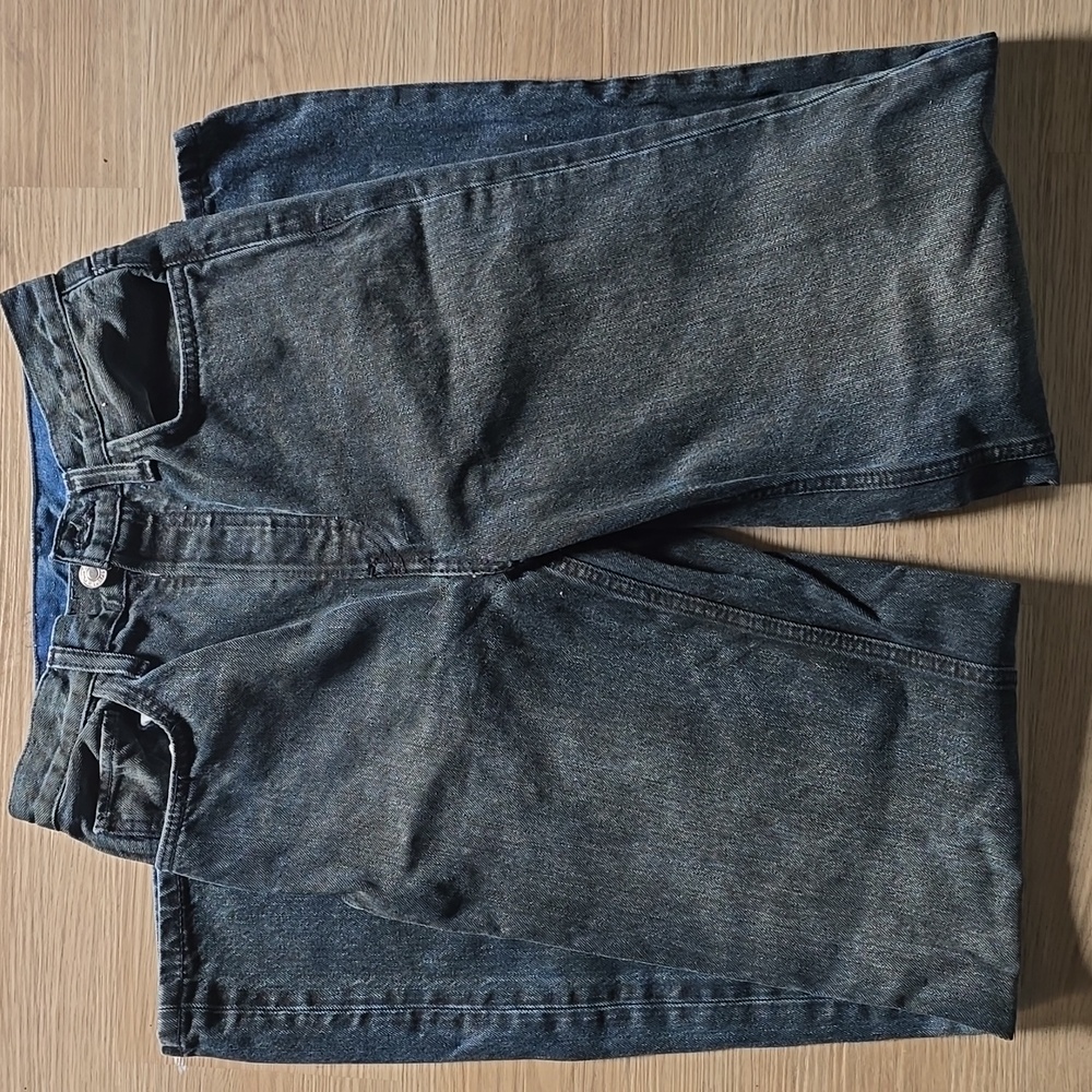 RE/DONE Wide Leg Dark Blue Jeans SZ 25 EXCELLENT CONDITION